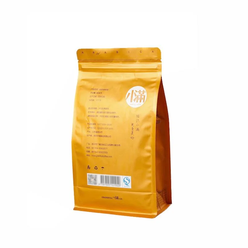 Jtd Factory Hot Sale Self Sealing Zipper Lock Coffee Bag