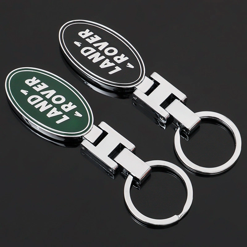 Round Metal Key Ring for Land Rover Cars