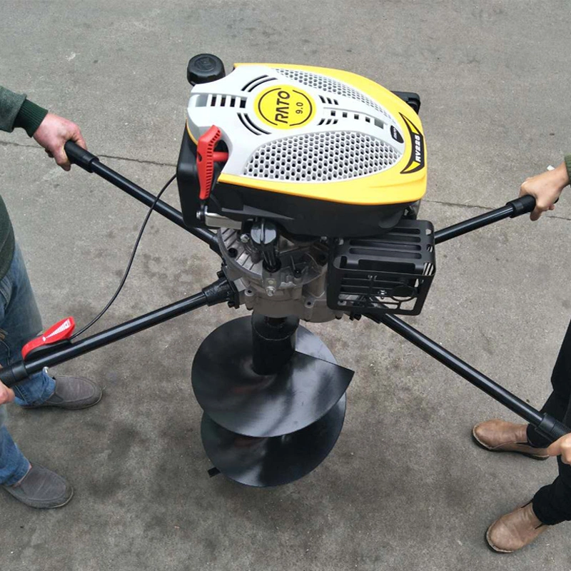 2019 Popular Earth Auger 4-Cycle 225cc 9.0HP Drill Auger Machine Heavy Duty Post Hole Digger