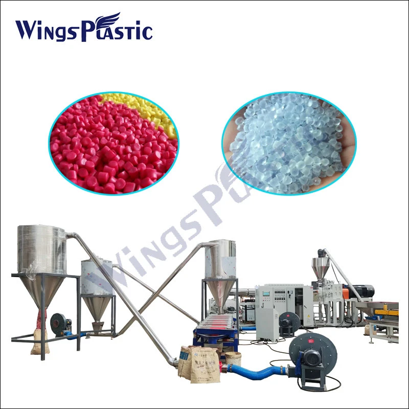 Screw Feeder PP PE PVC Recycling Plastic Granulator Granulation Extruder Pelletizer Granules Making Pelletizing Machine