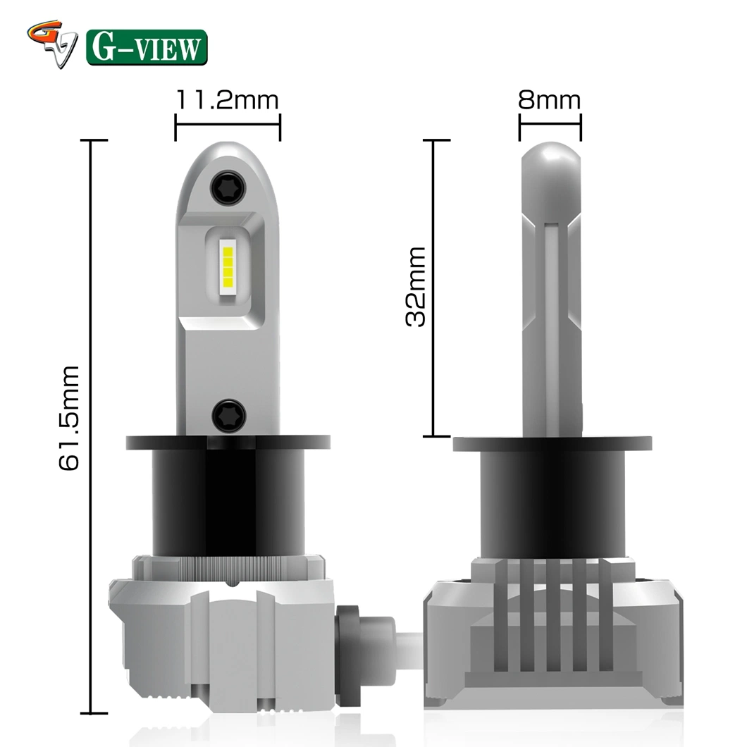 Sistema de iluminación automática Mayorista/Proveedor H3 H7 H8 H11 luces LED Bombilla 9006 Luz LED para vehículos coches cabeza LED Luces