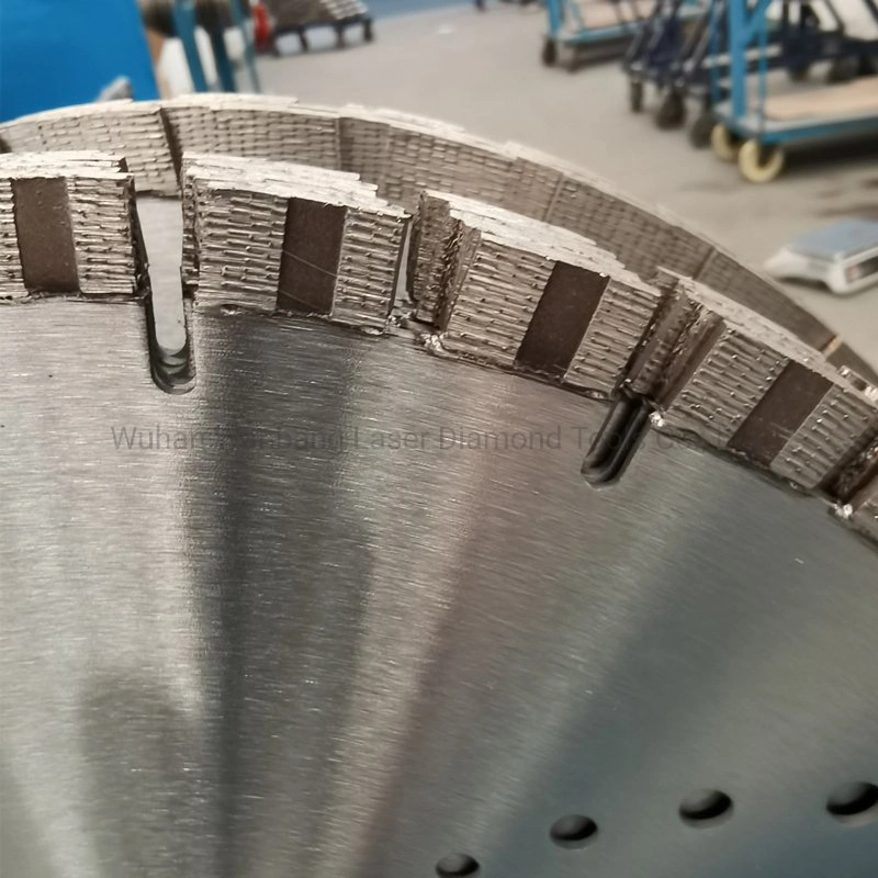 High Fashion Diamond Saw Blade with 17mm Arix Segments for Concrete and Granite Cutting