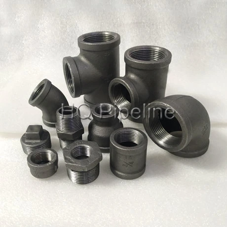 Class 150/300 Lbs Plumbing Materials Black Malleable Iron Pipe Fittings (Banded/Beaded)