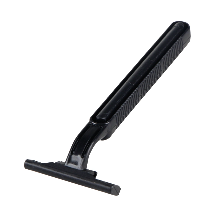 Promotional Black Straight Disposable Travel Shaving Razor