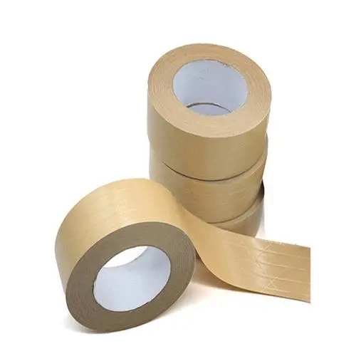 Kraft Sealing Tape Kraft Water Activated Tape Reinforced Kraft Paper Tape