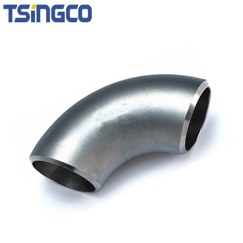 SS304 316 Stainless Steel 45/90/180 Degree Pipe Fitting Butt-Welded/Welding Elbows