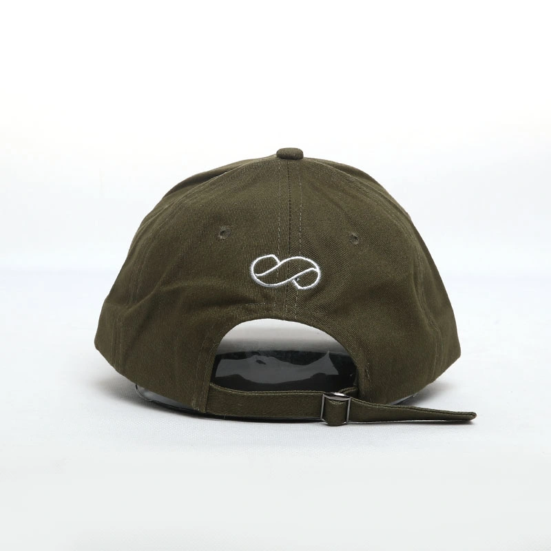 Clastic Style Soft Cotton Fabric Metal Logo Multi Colors Baseball Sports Cap Summer Camp Hat Blank Cap Khaki Color