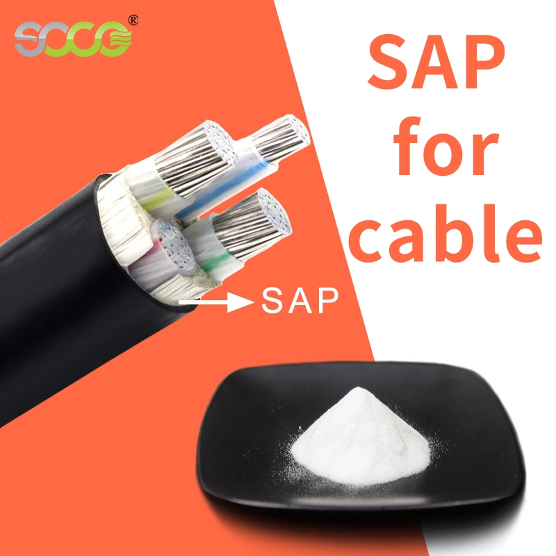 Industry Grade Sap Powder Super Absorbent Sodium Polyacrylate Polymer for Optical Cable