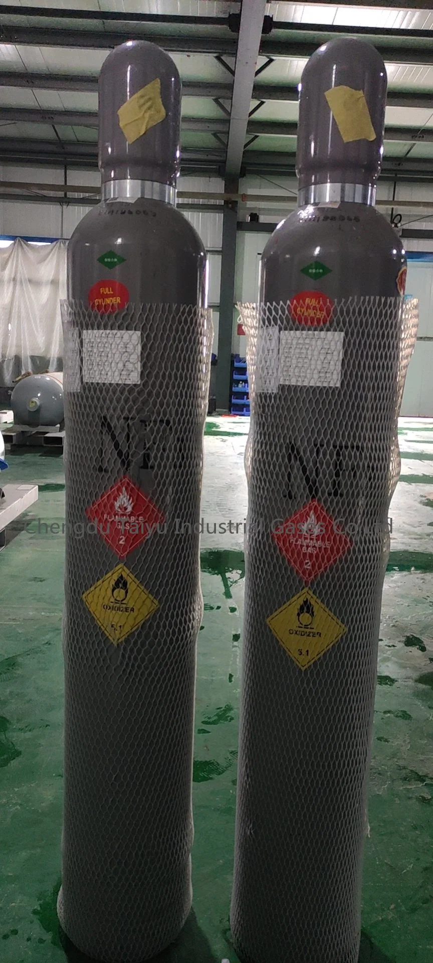 Cylindre 47L de gaz de qualité électronique 99.99 % d'azote liquide trifluorure NF3
