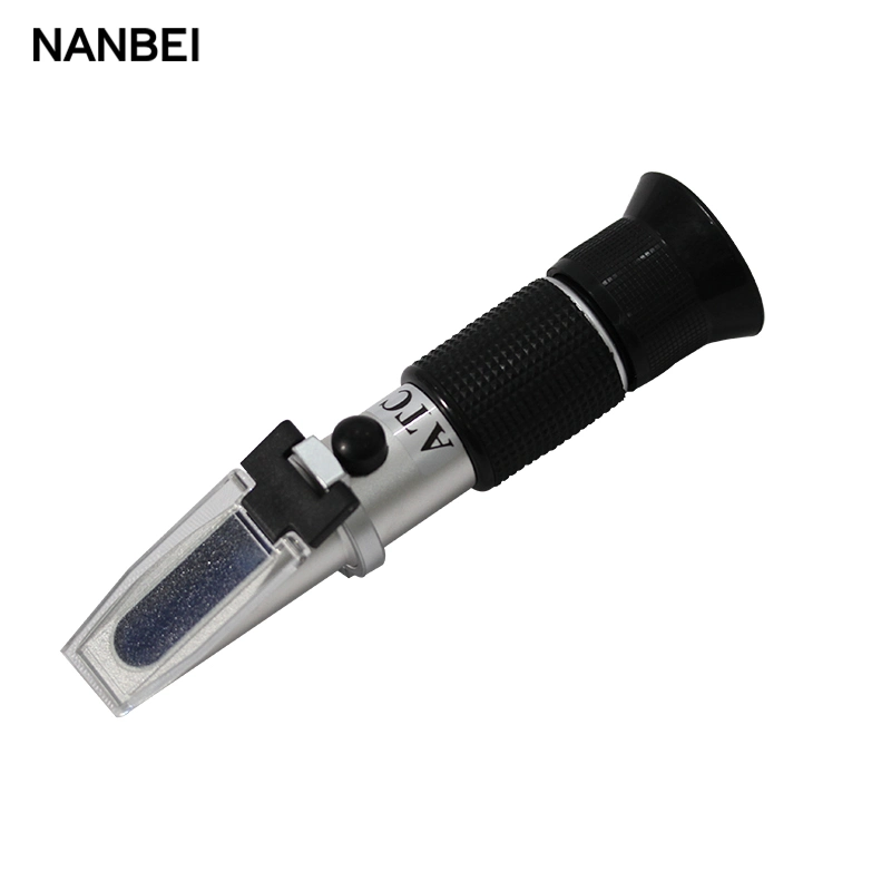 Lab Using Handheld Brix Refractometer