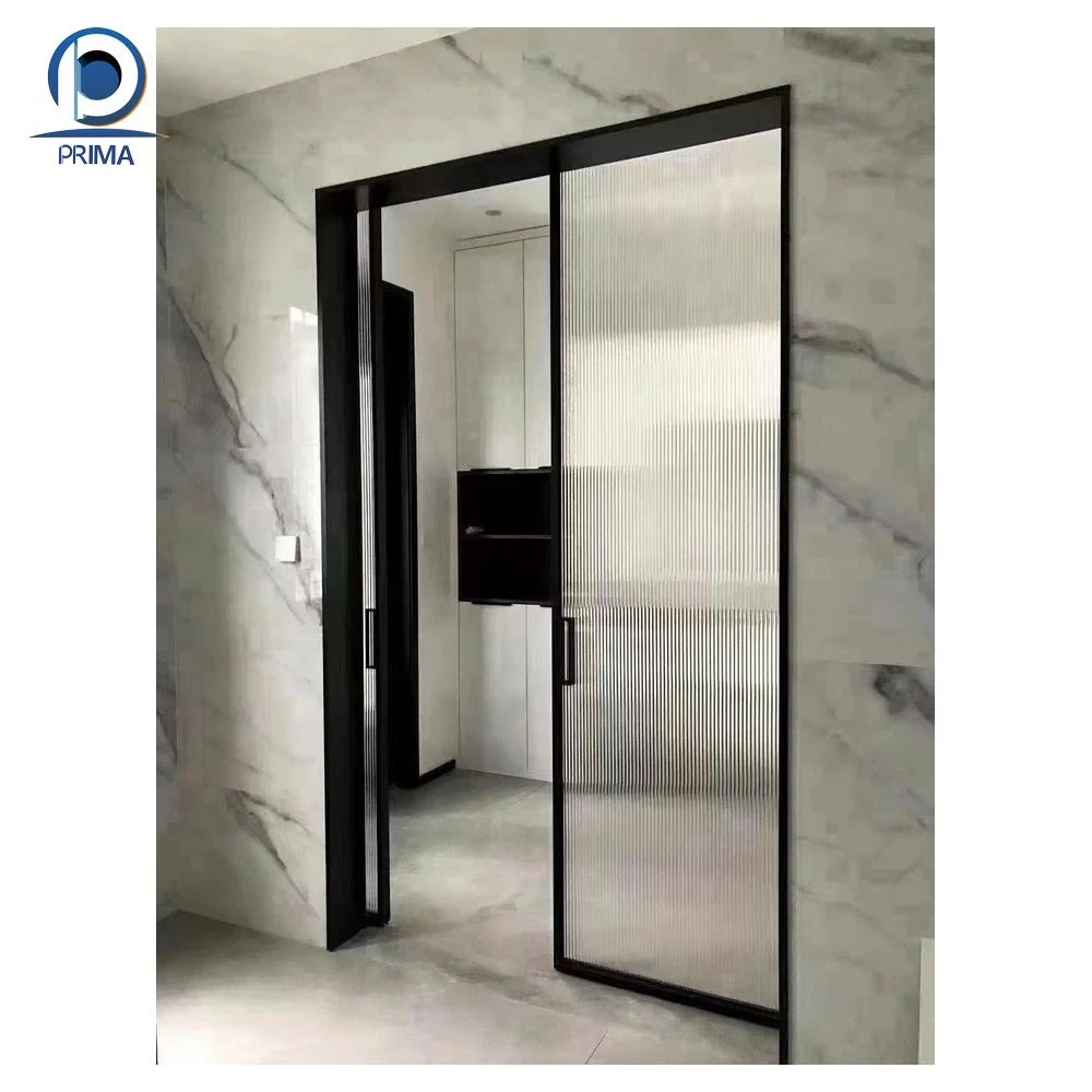 Aluminum Sliding Flush Glass Sliding Door Interior System