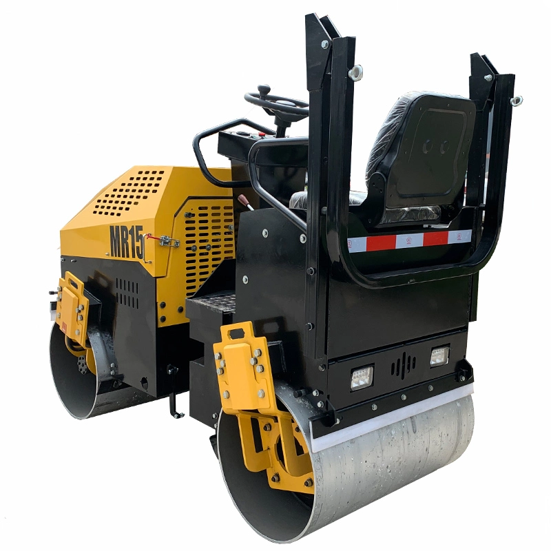 Chino Fabricante 1,5ton ruedas dobles Asphalt Vibratory Road Roller