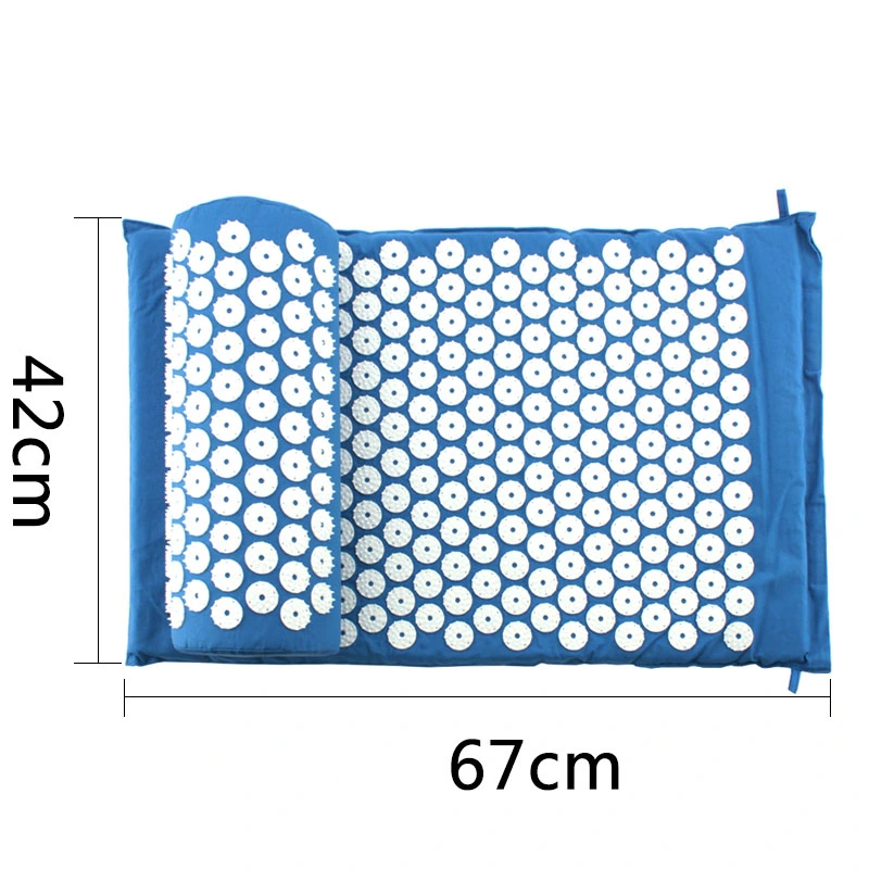 Ensemble de tapis et d'oreiller pliable et respectueux de l'environnement pour une bonne santé et une bonne pression