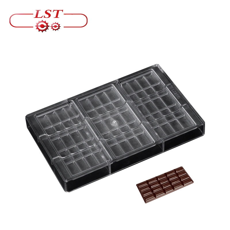 Multi Cavity Safety Used Plastic Mould Polycarbonate Chocolate Bar Molds