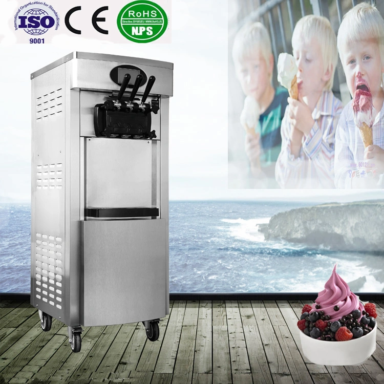 Wholesale/Supplier Best Price 3 Nozzles of Fried Soft Ice Cream Making Machine