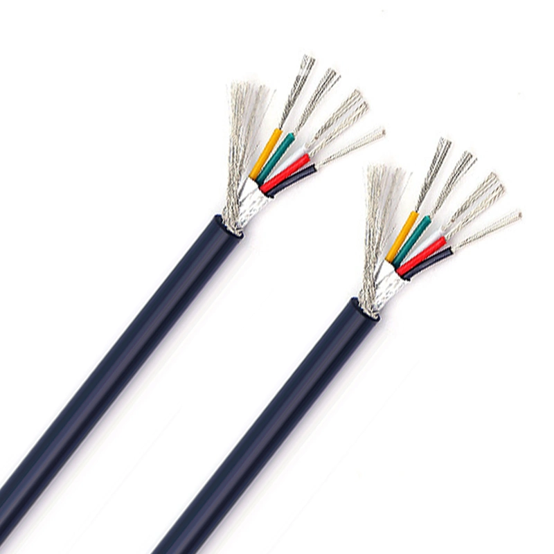 Fire Resistant Awm UL2725 PVC Coated Electric Wire 4core 5core 6core Cable 1/1.5/2.5 mm Pure Copper Shielded Telephone Cable