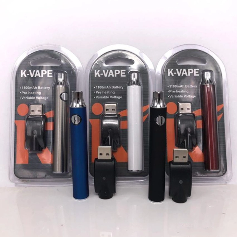 VAPE batería lápiz Vaporizer 1100mAh VV batería de precalentamiento