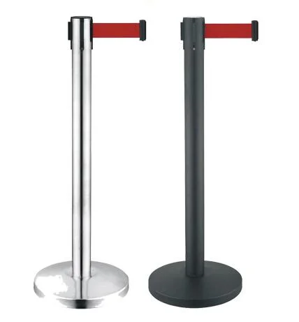 Queue Pole Crowd Control Barrier Stainless Steel Stanchion