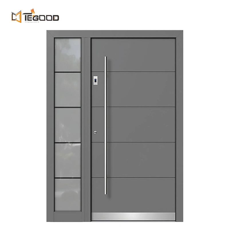 Tegood Factory Europe Home Security Villa de lujo de hierro Acero inoxidable Puerta de entrada