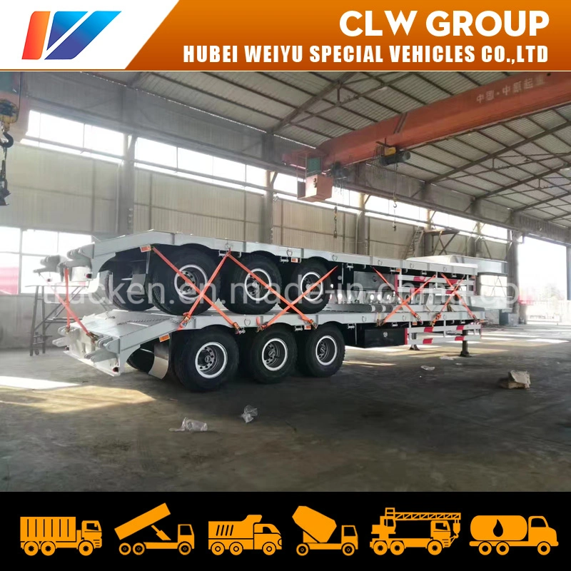 3 Axle Low Loader/Lowbed/ Lowboy Low Bed Trailer Truck Semi Trailers for Excavator Transport