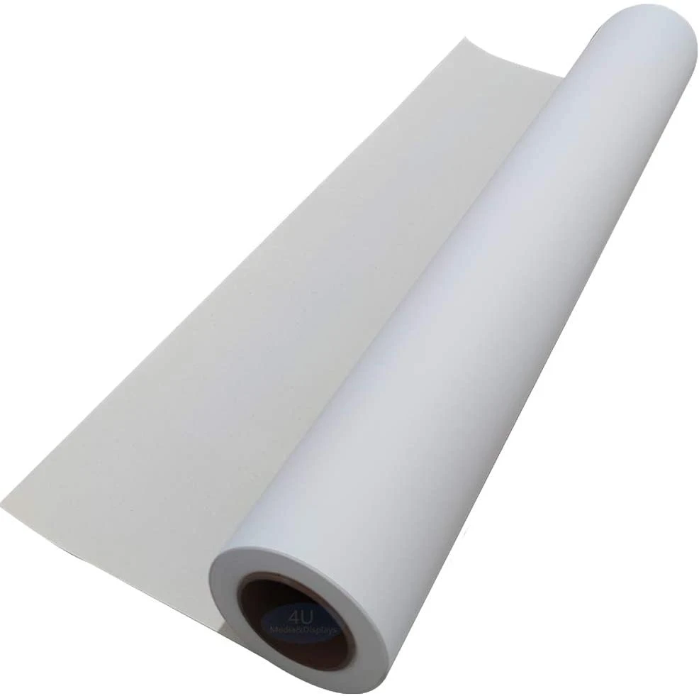 120g/140g de vinilo autoadhesivo brillante/mate Blanco Eco solvente de rollo de PVC Impresión en vinilo autoadhesivo