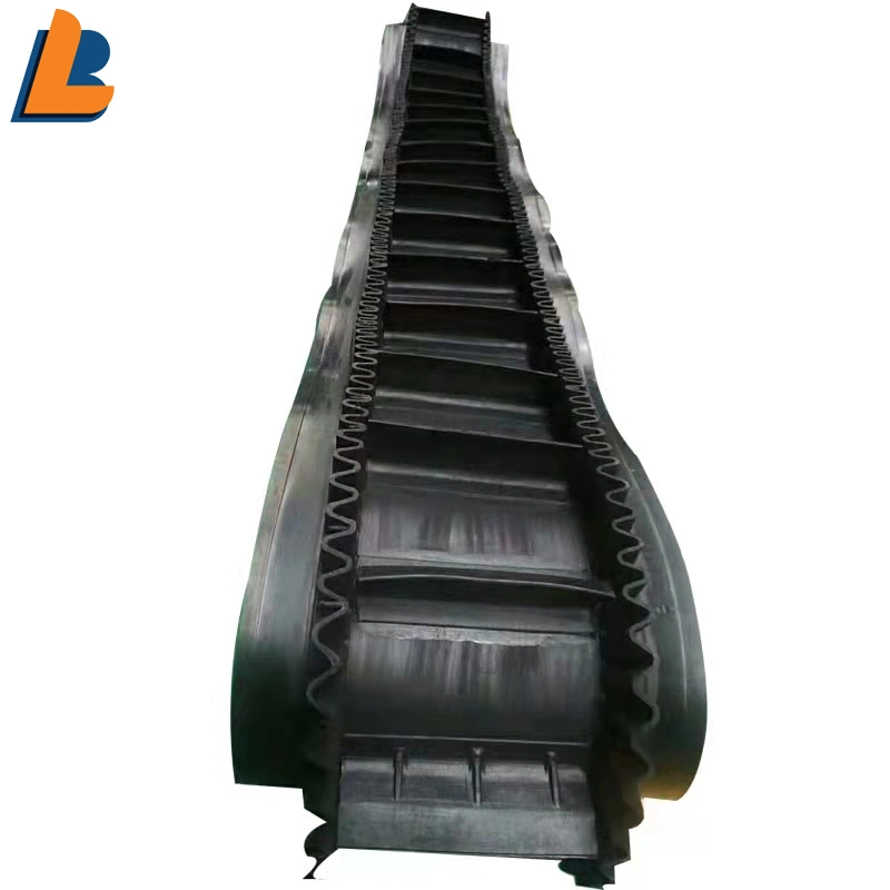 Fabric Nylon Polyester Canvas Cotton Extreme Anti-Abrasion Side Wall Skirt Edge Rubber Conveyor Belt for Coal/Mining/Metallurgy/Quarry/Asphalt of Industry