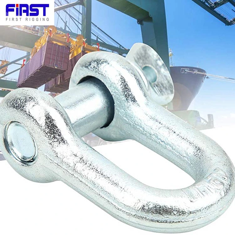 Us Type Anchor Chain Alloy Steel Drop Forged G210 Straight D Shackle