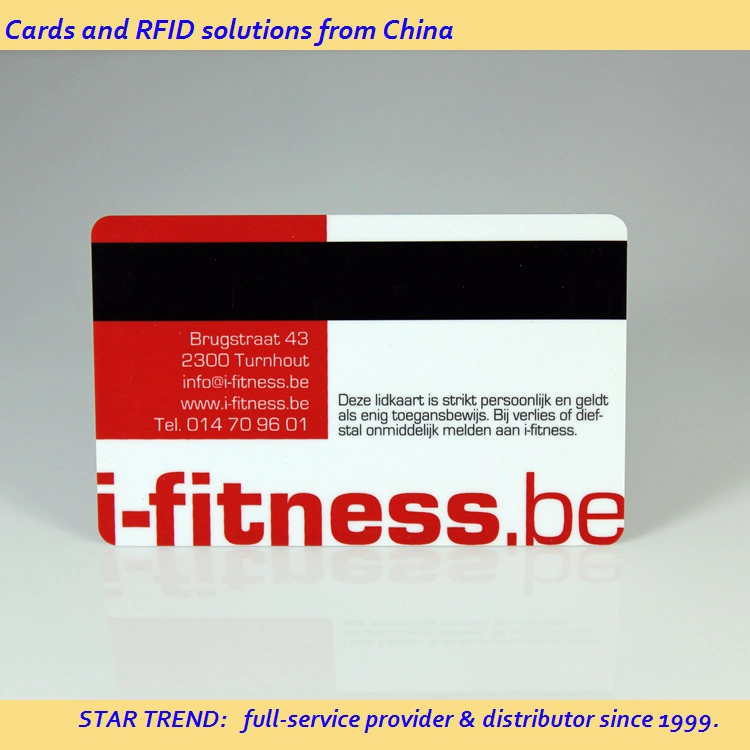 Amusement Card with Magnetic Stripe Made of PVC