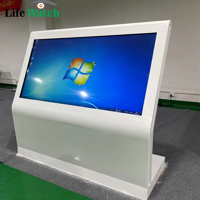 55-Inch Indoor Information Searching Query Interactive LCD Kiosk Totem Display Digital Signage Wayfinding Touch Screen Commercial LCD Display Kiosk