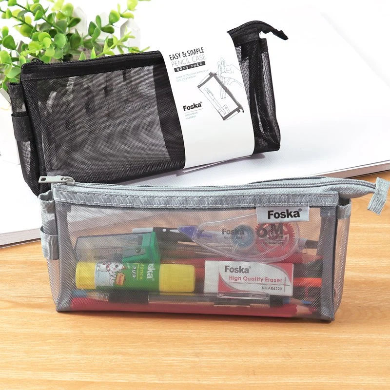 Foska Easy and Simple Big Capacity Student Pencil Bag