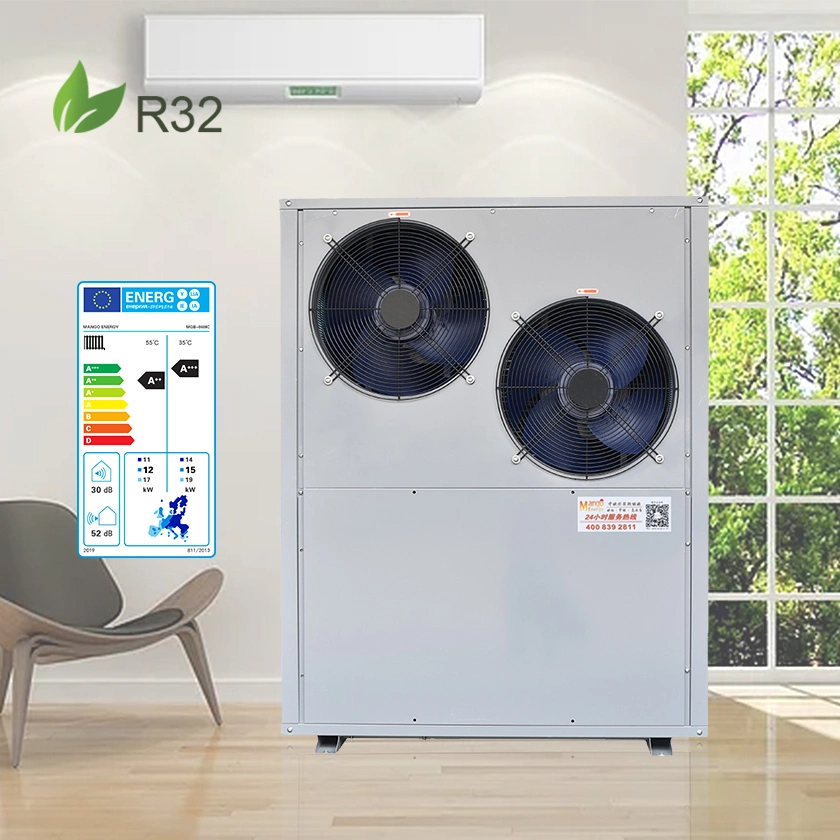 -25degc High COP 11квт R410A R32 Нагревание полов в домашних хозяйствах Водонагреватель Evi система динамического отопления бойлер