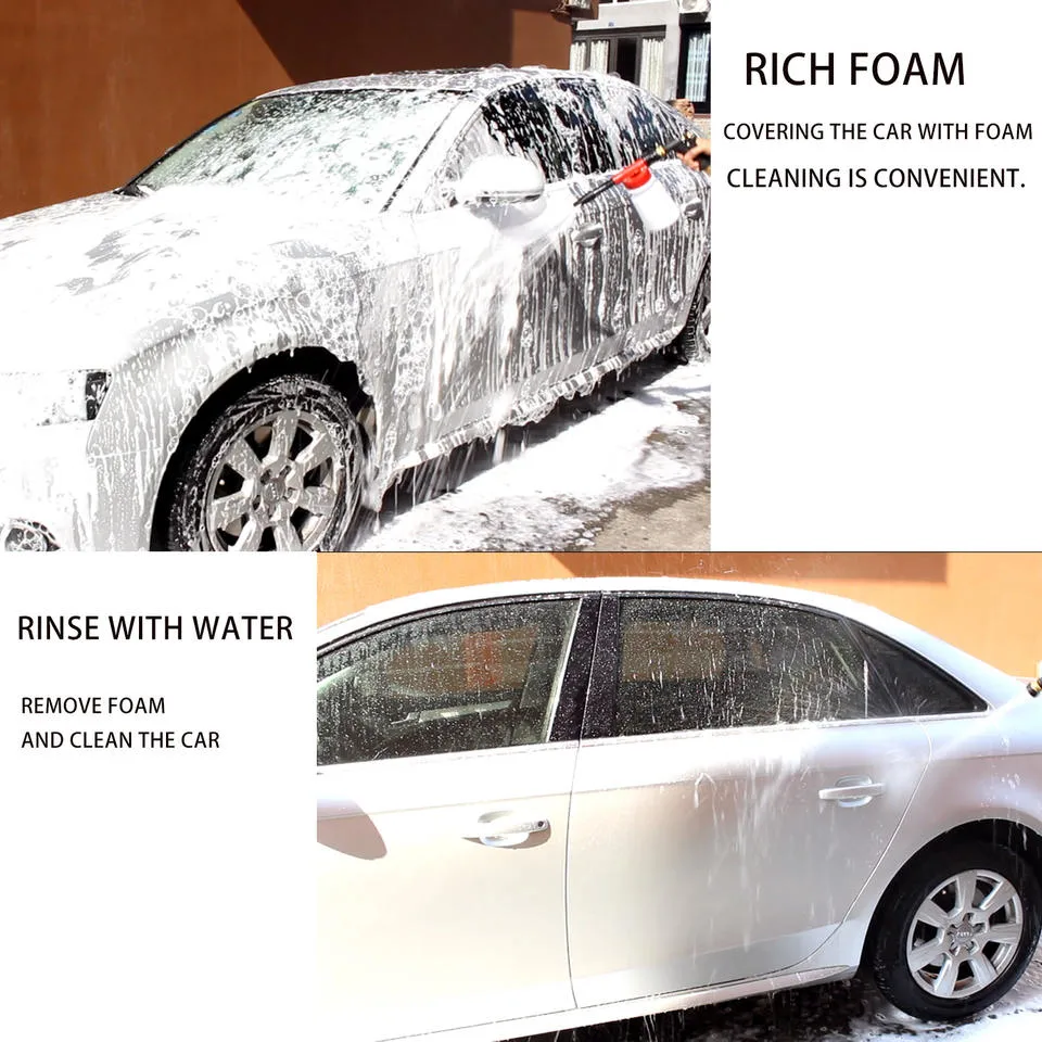 Car Wash Lance Snow Foam Gun Foam Sprayer Soap Car Washer Gun Cleaning Foam Pot Water Gun