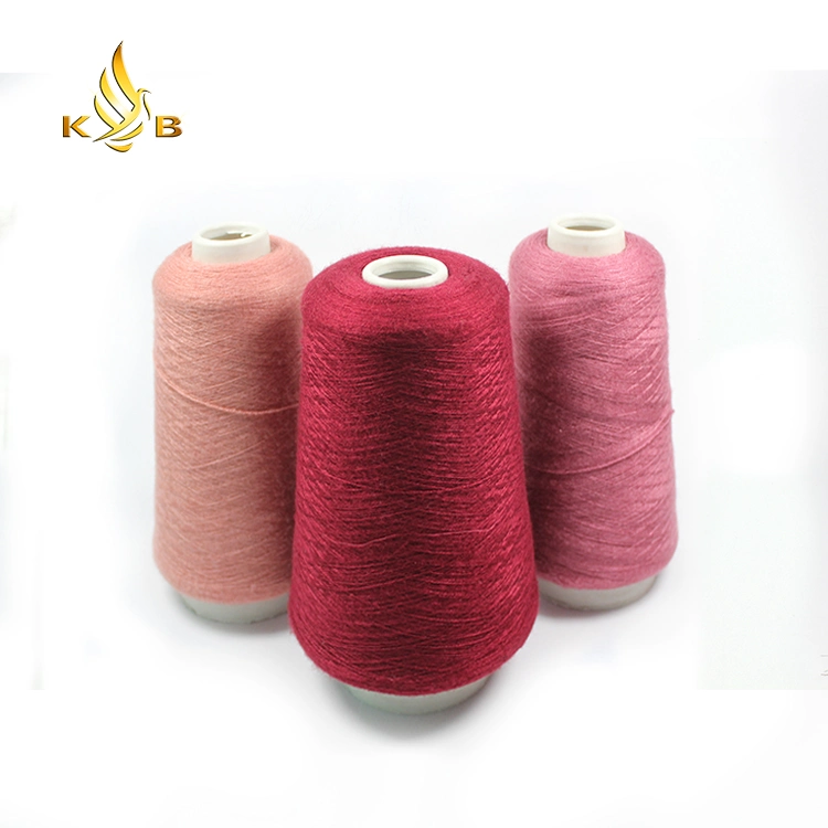 Kingeagle Wholesale/Supplierrs Viscose Nylon PBT Core Spun 48nm/2 Knitting Yarn