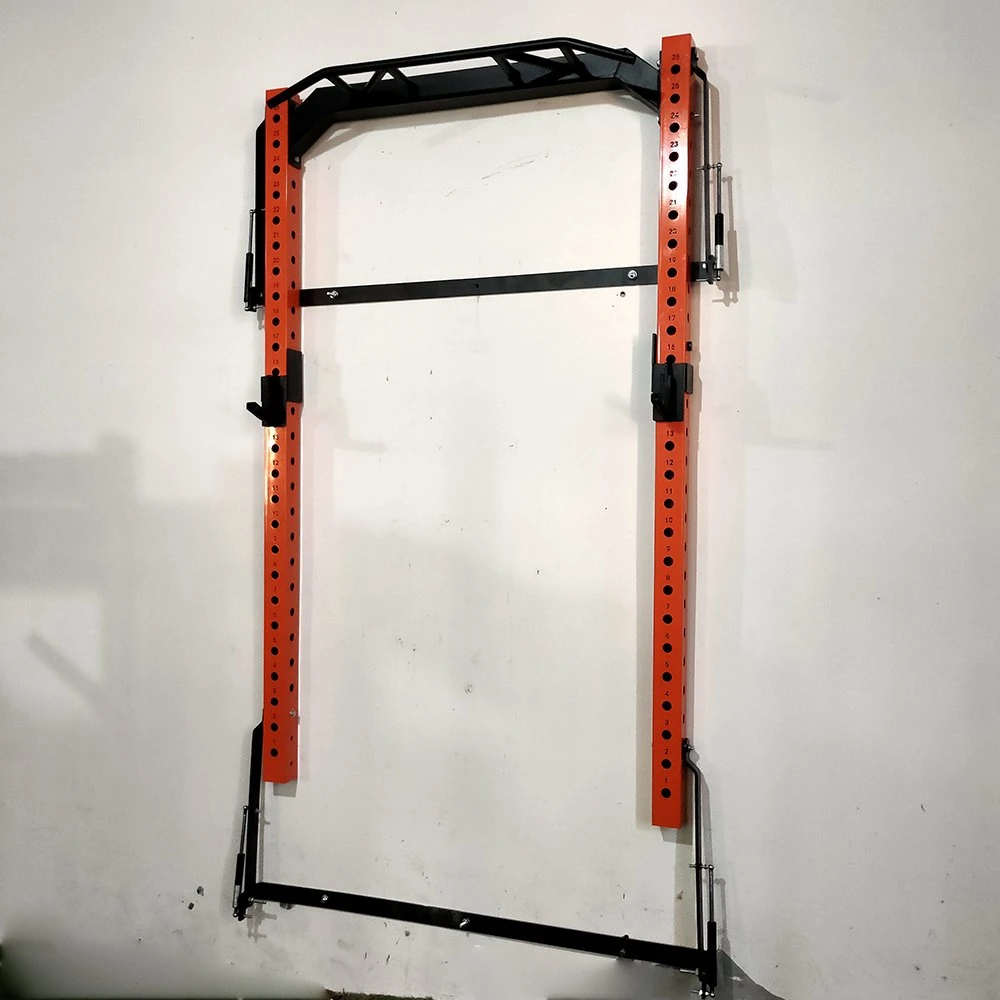 Neue Art Stärke Ausrüstung Startseite Indoor Folding Power Racks Wand Hocke Rack