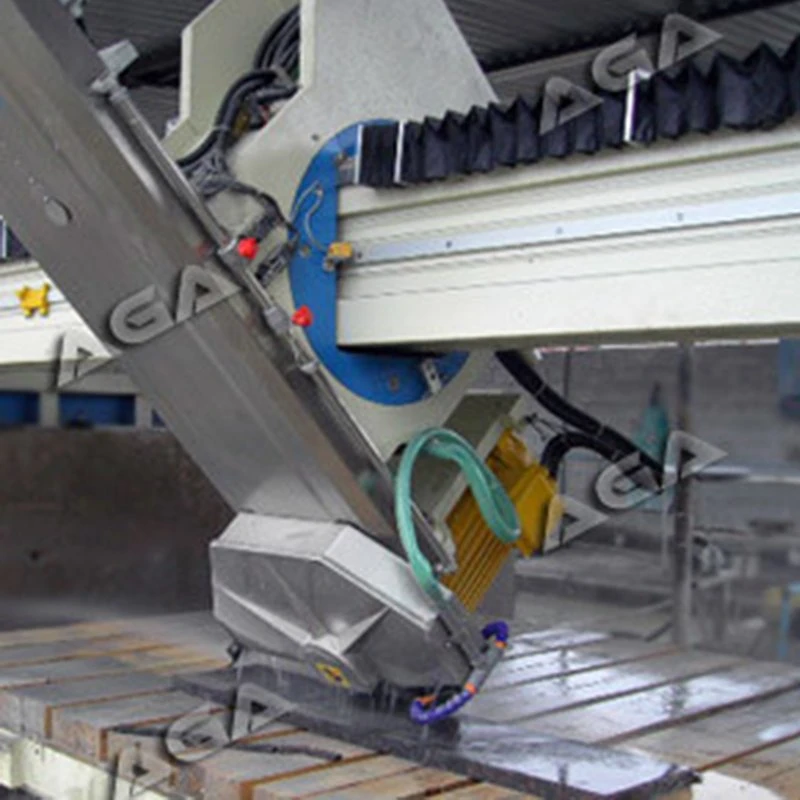 Automatic Cutting Machine for Marble Granite Slab with Miter Cut PLC