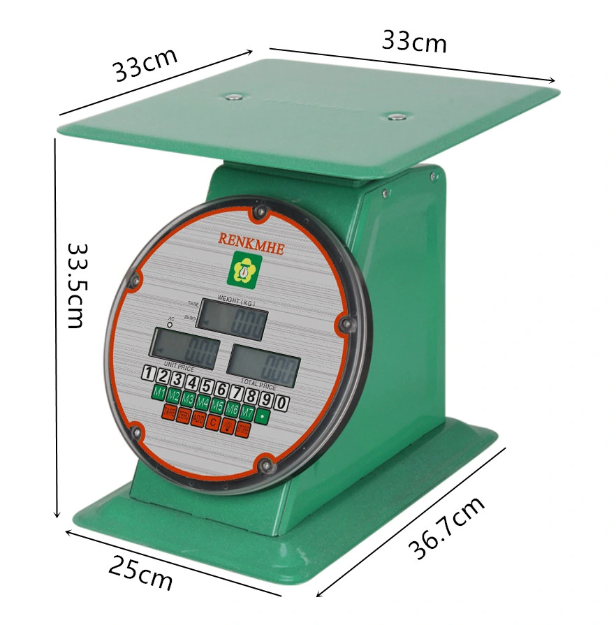 100kg High Accuracy Durable Mechanical Dial Platform Spring Scale