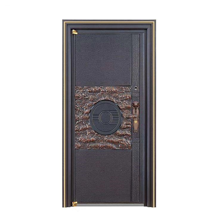 Made in China House Metal Doors Factory Price Room Steel Security Wood Door