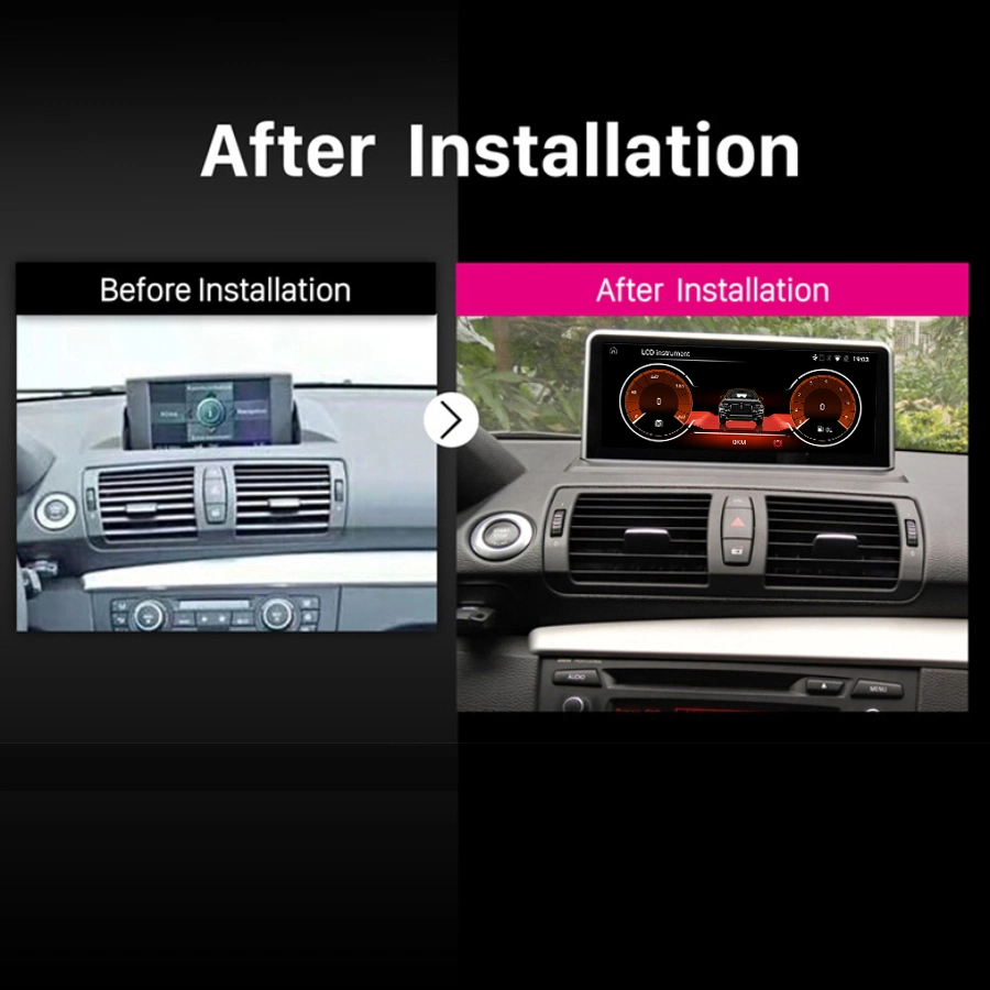 Multimedia, navegación GPS para coche BMW Serie 1 E81 E82 E87 E88 2005-2012 sistema operativo Android