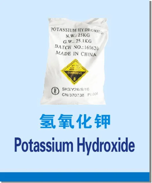 Manufacture Price White Flakes 90% Potassium Hydroxide / KOH CAS 1310-58-3