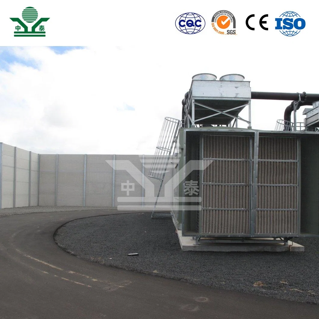 Zhongtai Retractable Noise Barrier China Manufacturing Industrial Noise Barriers 5.5m Height Cooling Tower Sound Barrier