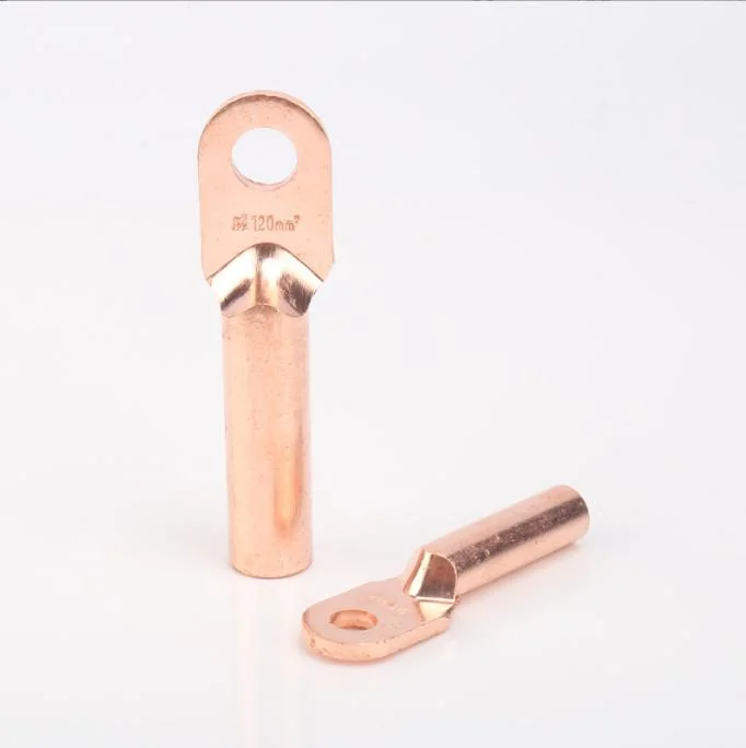 Popular National Standard Tinned Dt Copper Terminal Copper Lug Plug Oil Copper Terminal Cable Closed Copper Nose