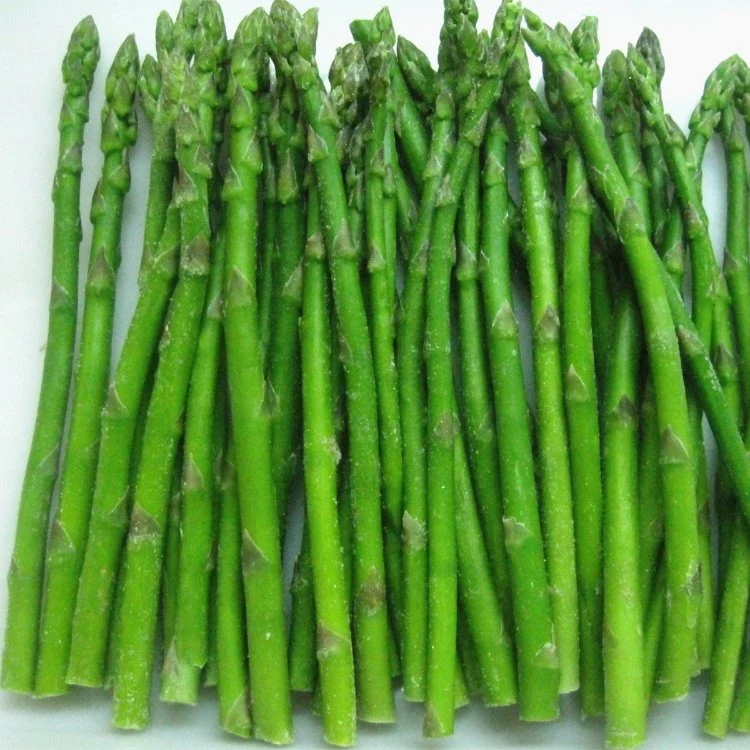 Nop EU Organic IQF Frozen Vegetables Green Asparagus From China