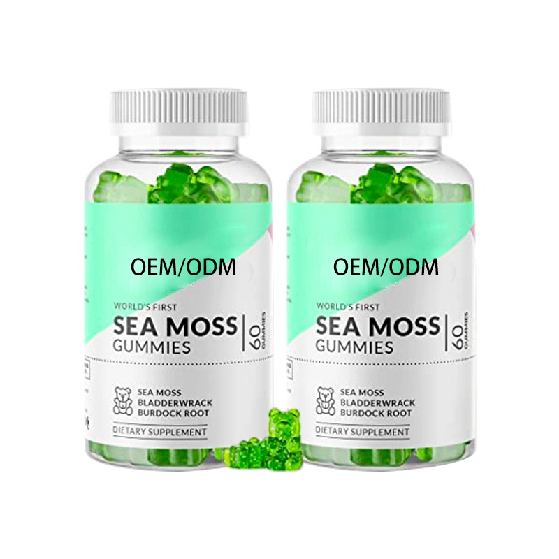 Gummies de Seamoss da venda quente vitamina Irish Sea Moss Gummies