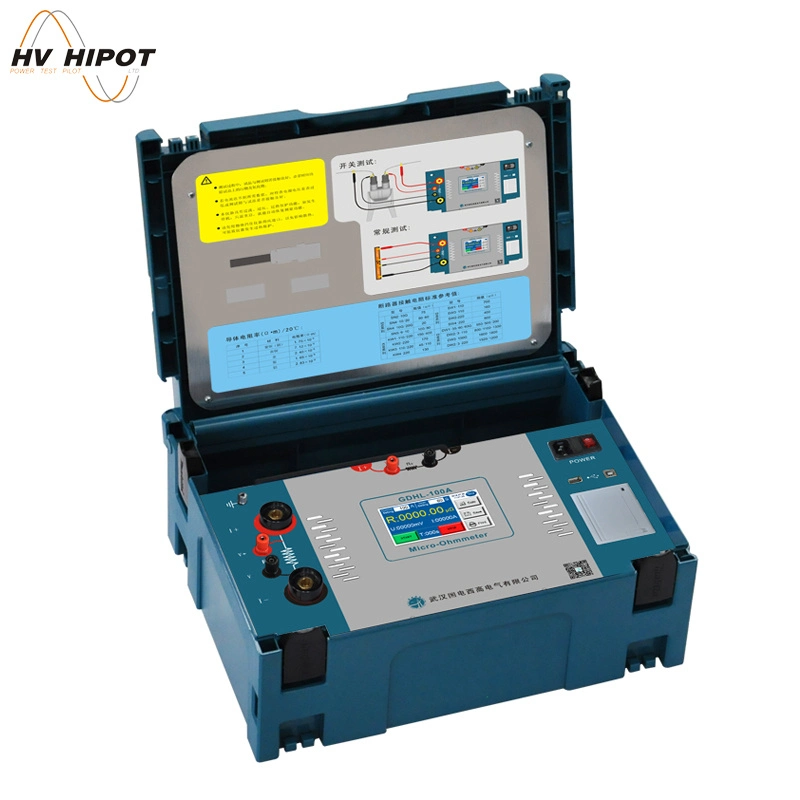 New Arrival 100A Loop Resistance Tes Kit Contact Resistance Test Instrument (GDHL-100A )