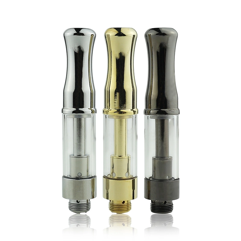 . 5ml 1.0ml Glass Ceramic Coil Atomizer Thick Oil Vaporizer Tank Disposable Vape Cartridge for Thick CO2 Oil