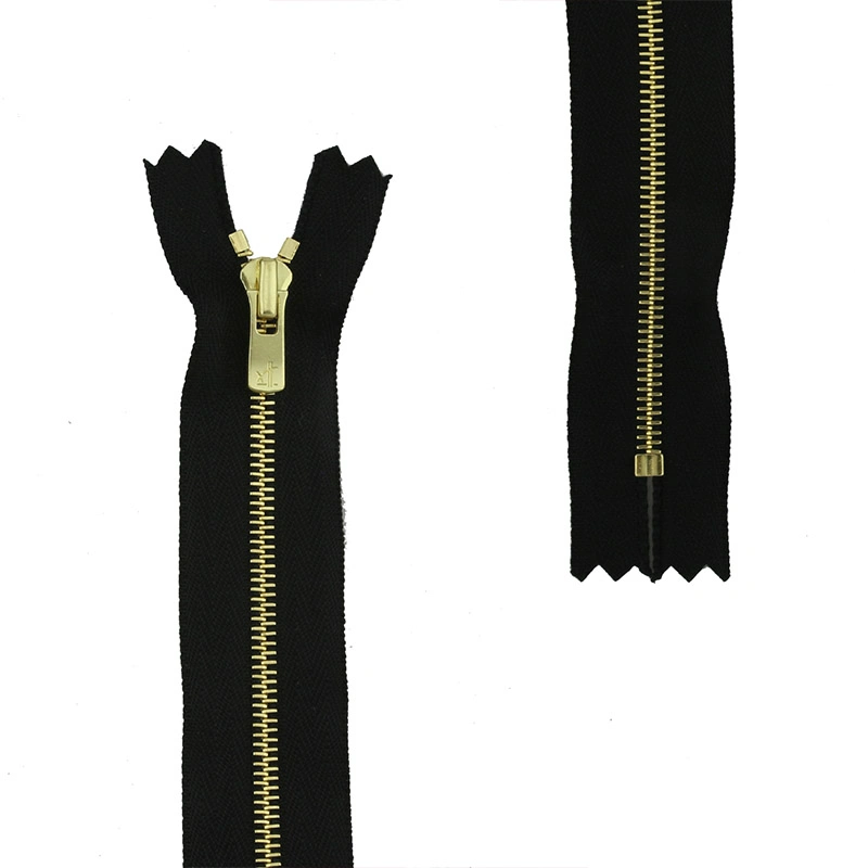 High quality/High cost performance  Brass Suit Garment Zipper for Bag