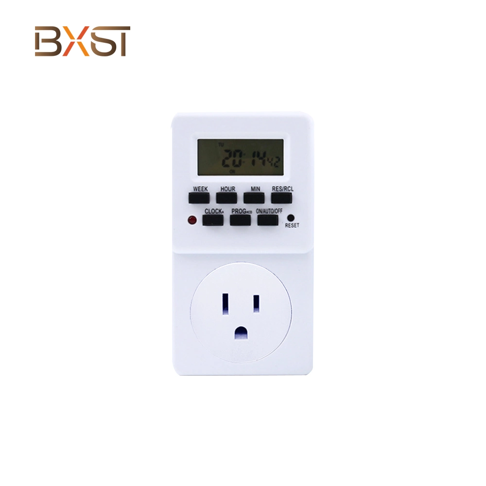 Bx-T068-Us Digital LCD Time Switch 110V 220V Programmable Time Relay Street Lamp Billboard Timer Alarm Clock Switch