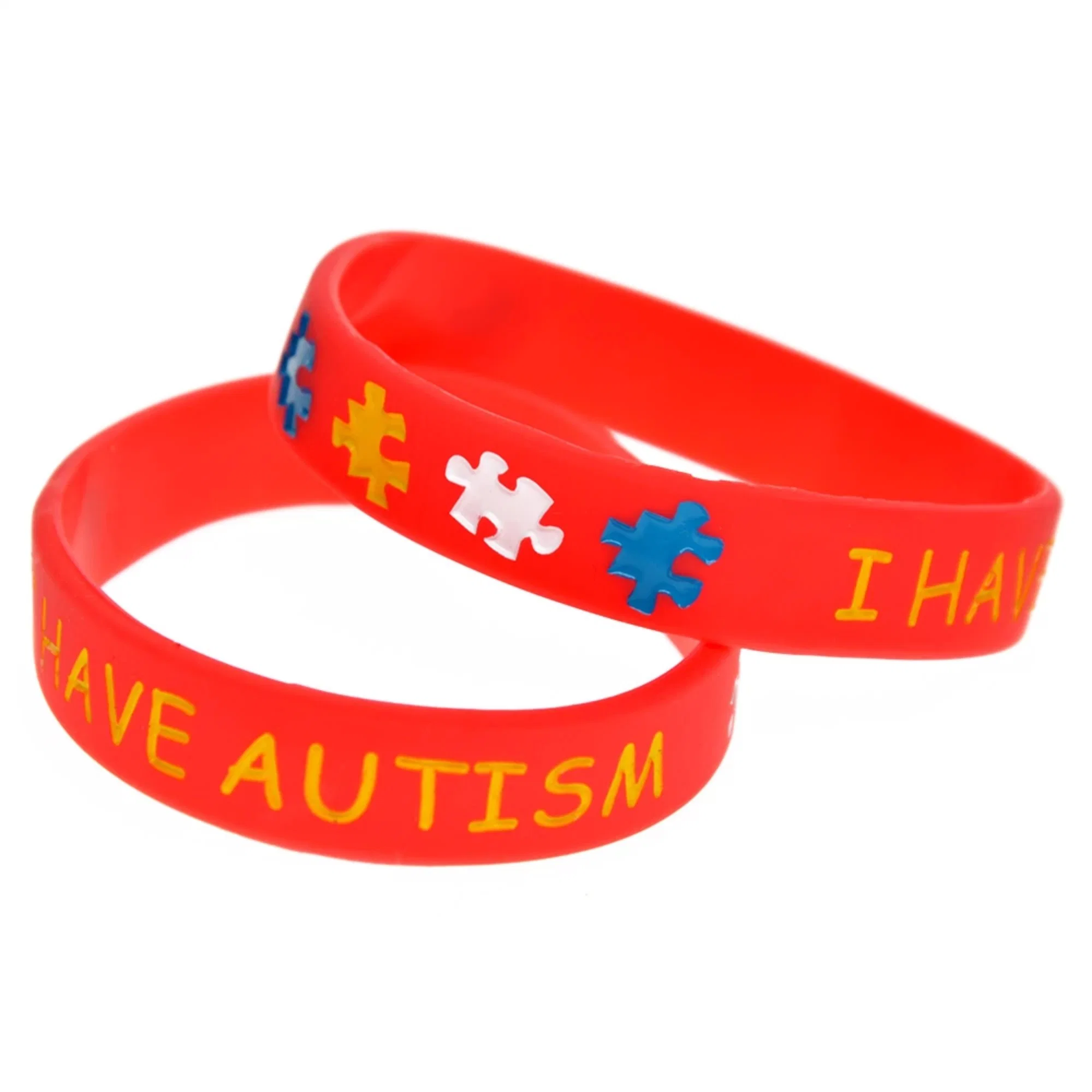 China Wholesale Autism Awakeness Love Support 2022 Hot Selling Promotion Gift High Quality Custom Silicone Wristband