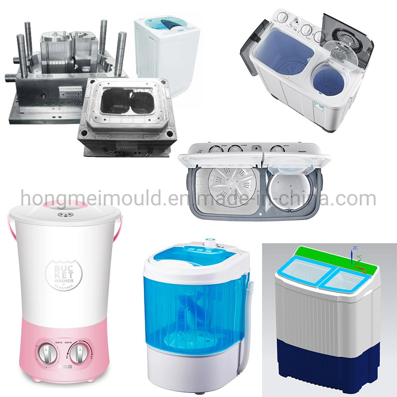 Electrodomésticos personalizados Lavadora de plástico molde plástico Inyección Shell Molde molde molde para el hogar grande y pequeño por Hongmei molde