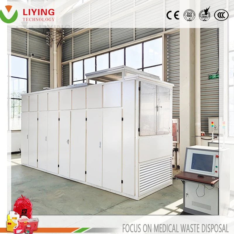 60kg/H Non-Pollution Hospital Medicla Garbage Microwave Disposal Equipment Biomedical Refuse Sterilizer